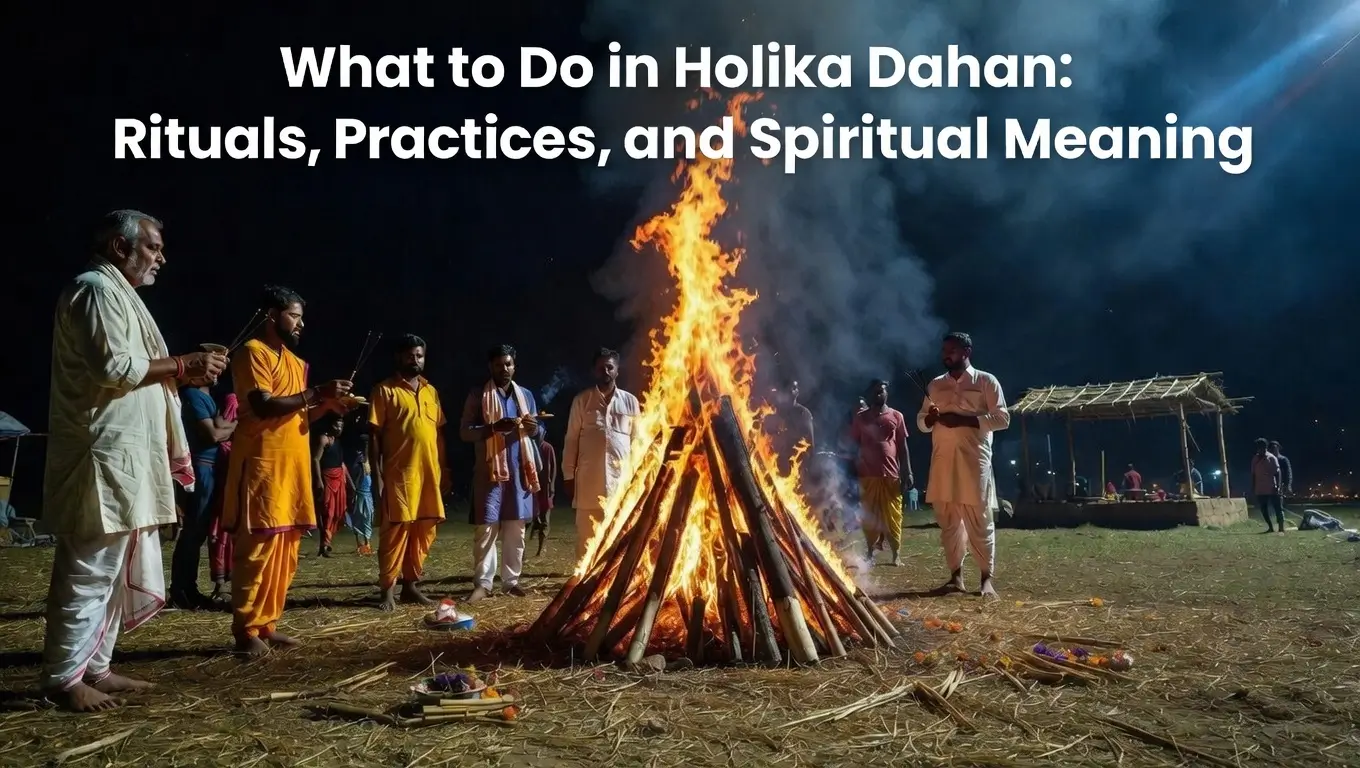 What to Do in Holika Dahan Rituals, Practices, and Spiritual Meaning