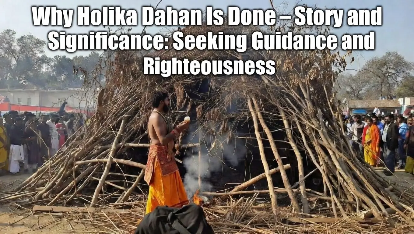 Why Holika Dahan Is Done – Story and Significance