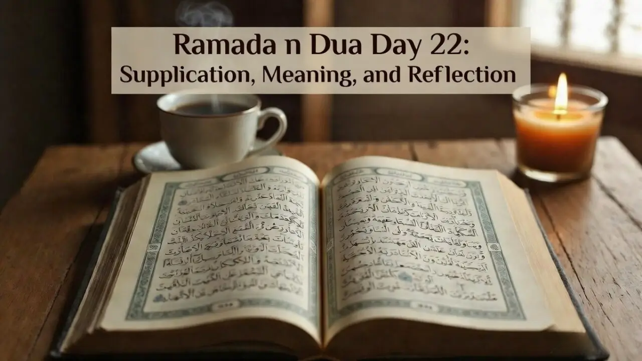 Ramadan Dua Day 22: Supplication, Meaning, and Reflection
