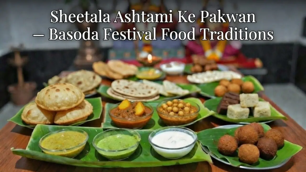 Sheetala Ashtami Ke Pakwan– Basoda Festival Food Traditions