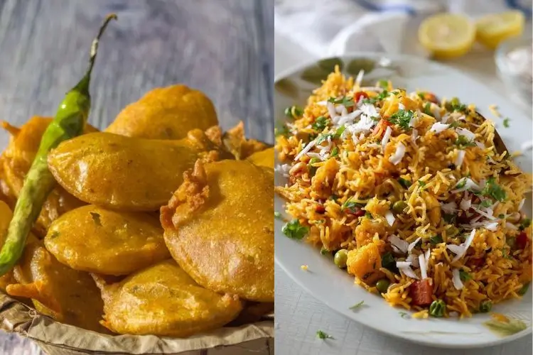 Batata Bhaji and Masale Bhat