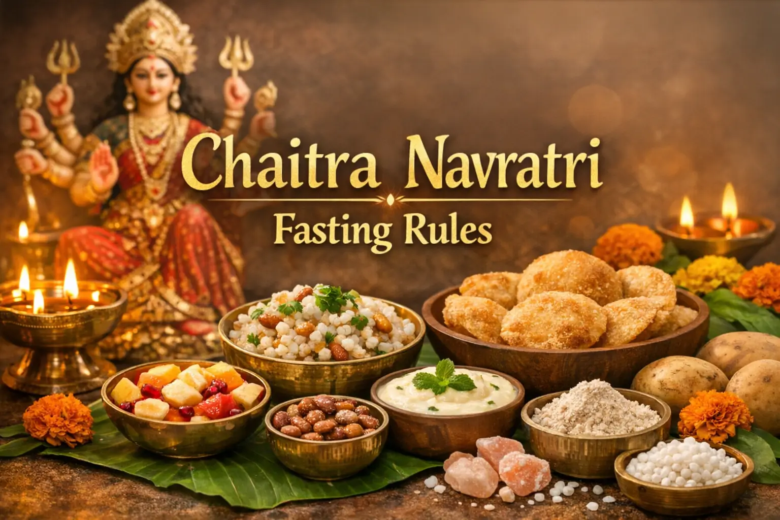 Chaitra Navratri Fasting Rules – Foods, Rituals, and Health Tips