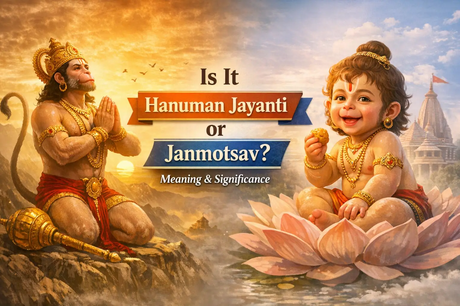 Is It Hanuman Jayanti or Janmotsav – Meaning & Significance