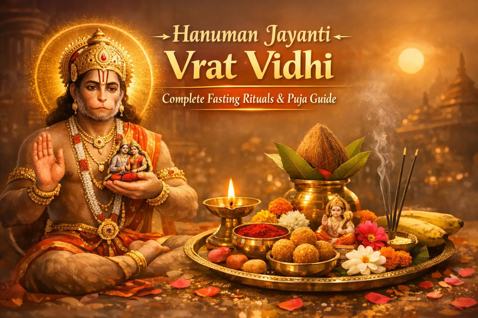 Hanuman Jayanti Vrat Vidhi – Complete Fasting Rituals & Puja Guide