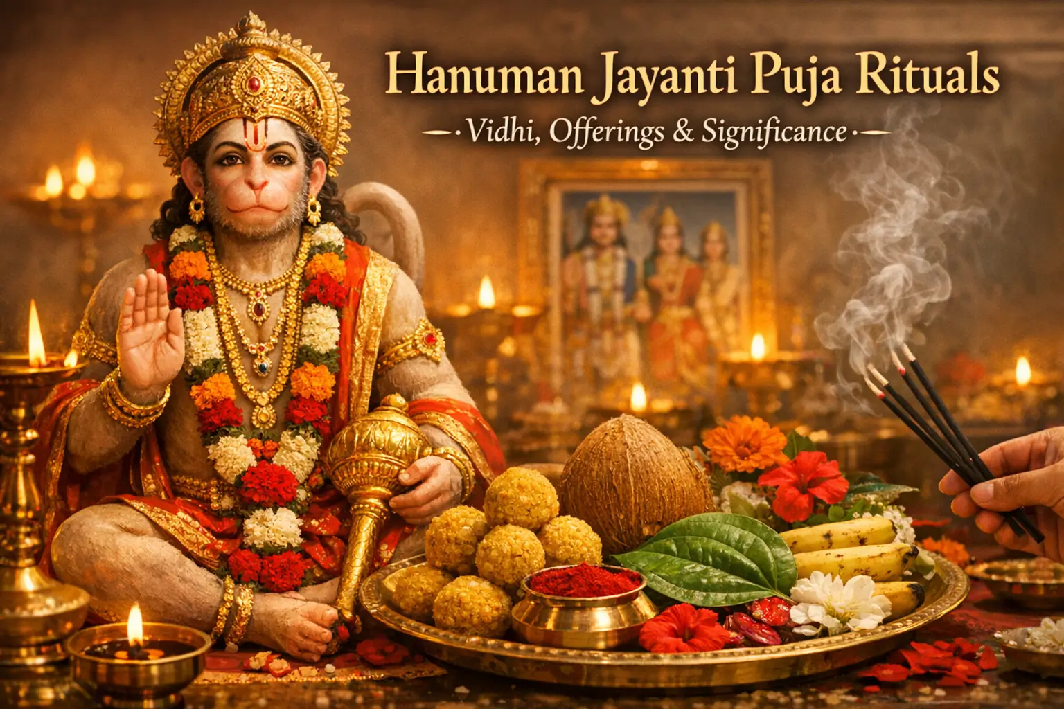Hanuman Jayanti Puja Rituals – Vidhi, Offerings & Significance