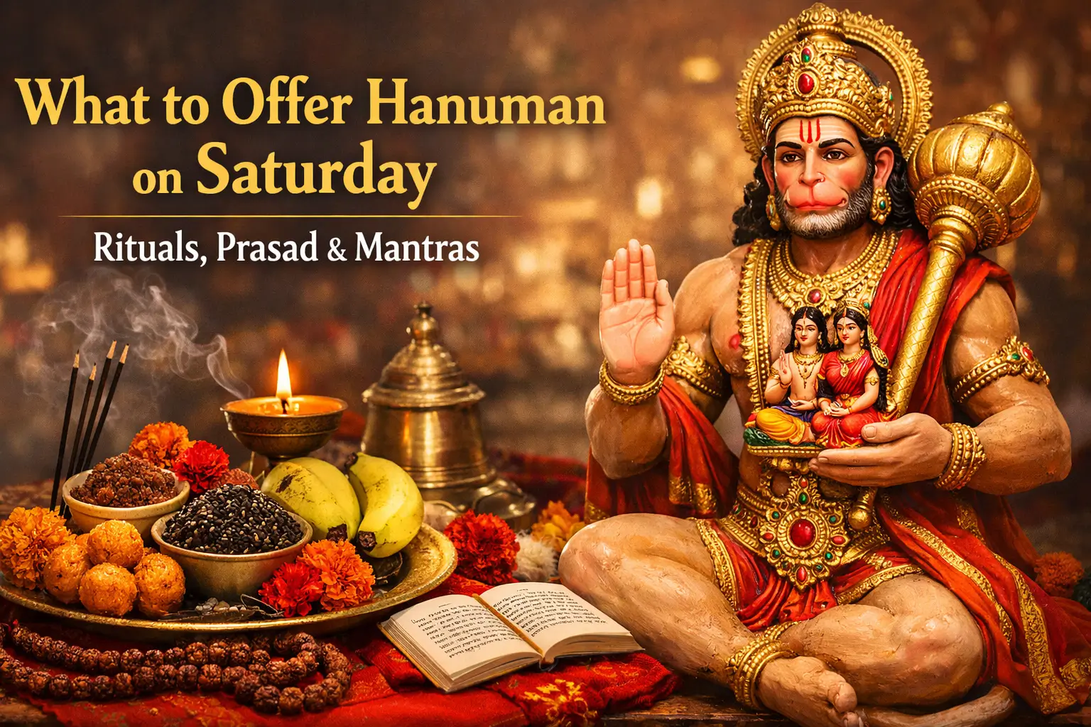 What to Offer Hanuman on Saturday – Rituals, Prasad & Mantras