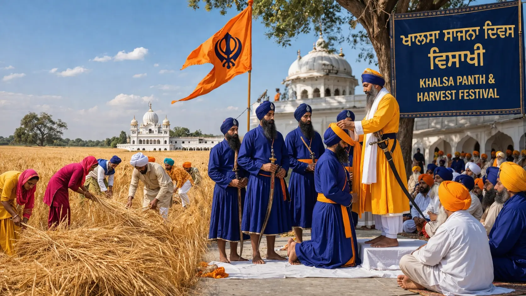 Vaisakhi History in Punjabi – Khalsa Panth and Harvest Festival