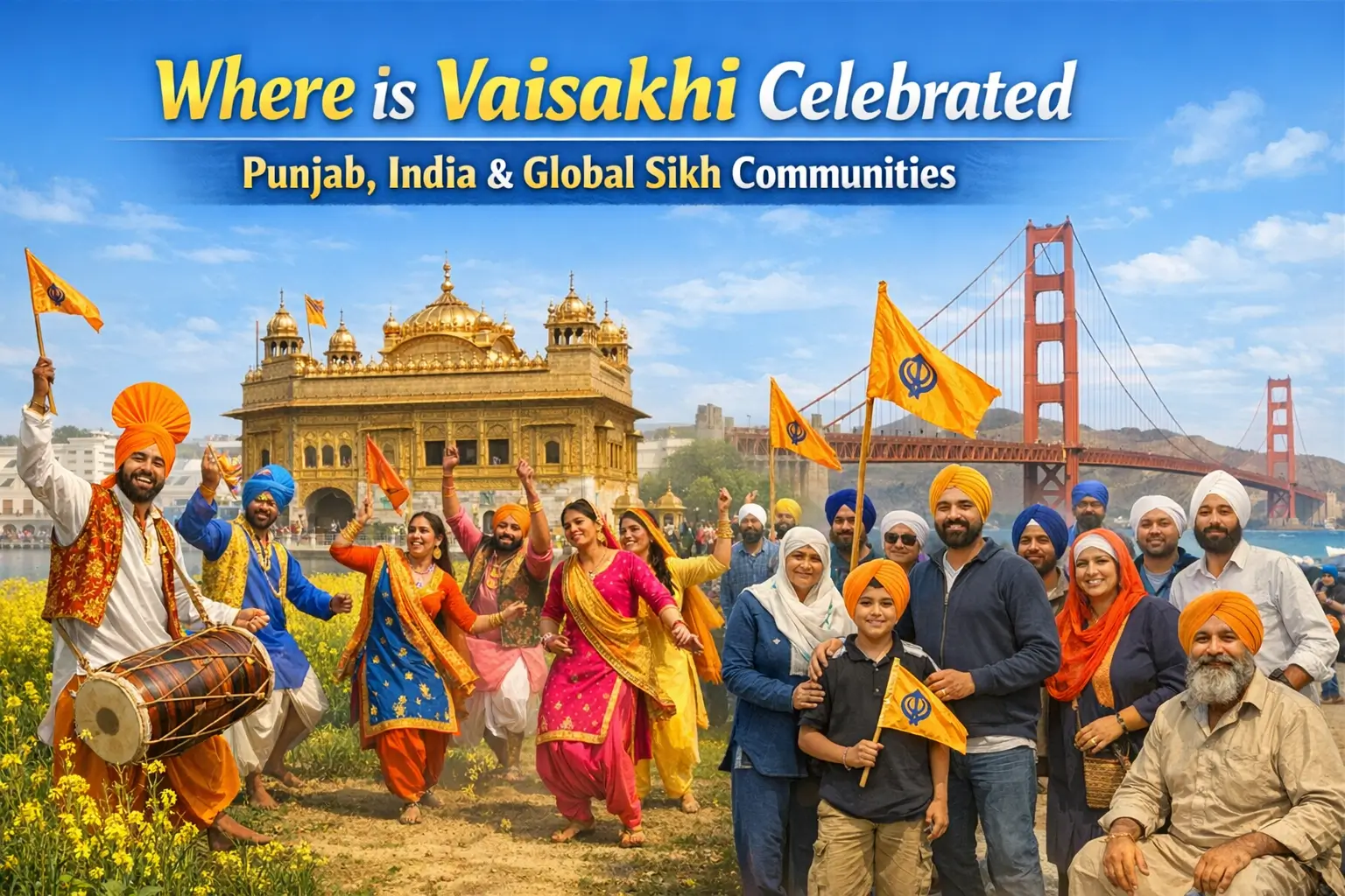 Where is Vaisakhi Celebrated – Punjab, India & Global Sikh Communities