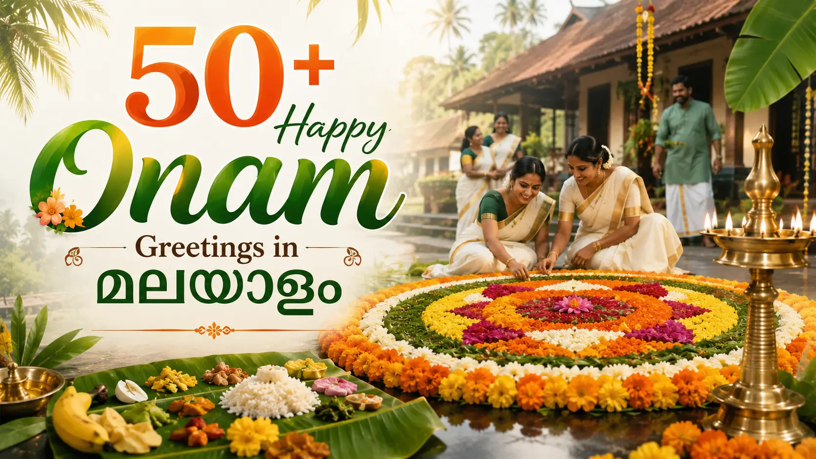 50+ Happy Onam Greetings in Malayalam