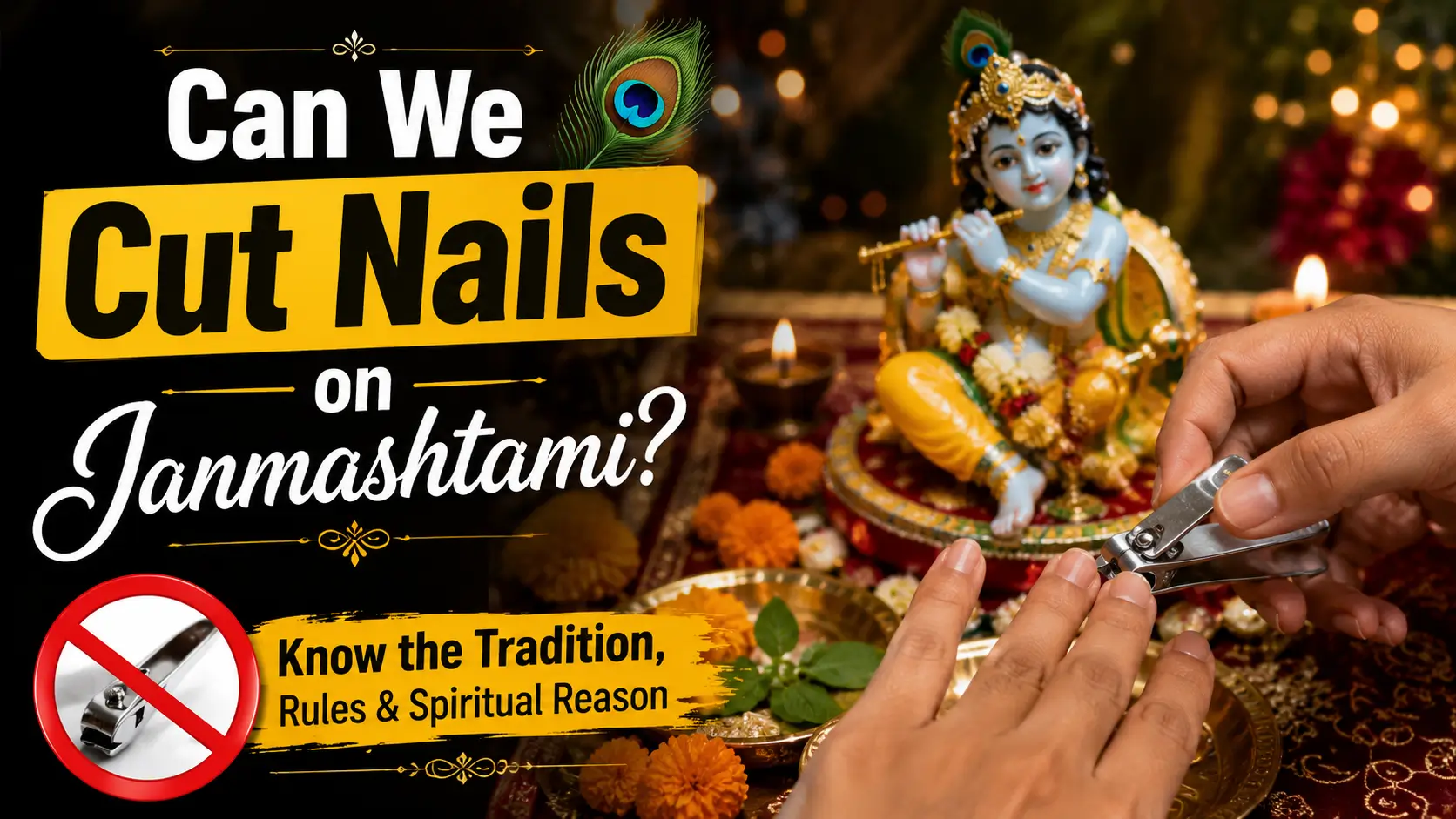 Can We Cut Nails on Janmashtami