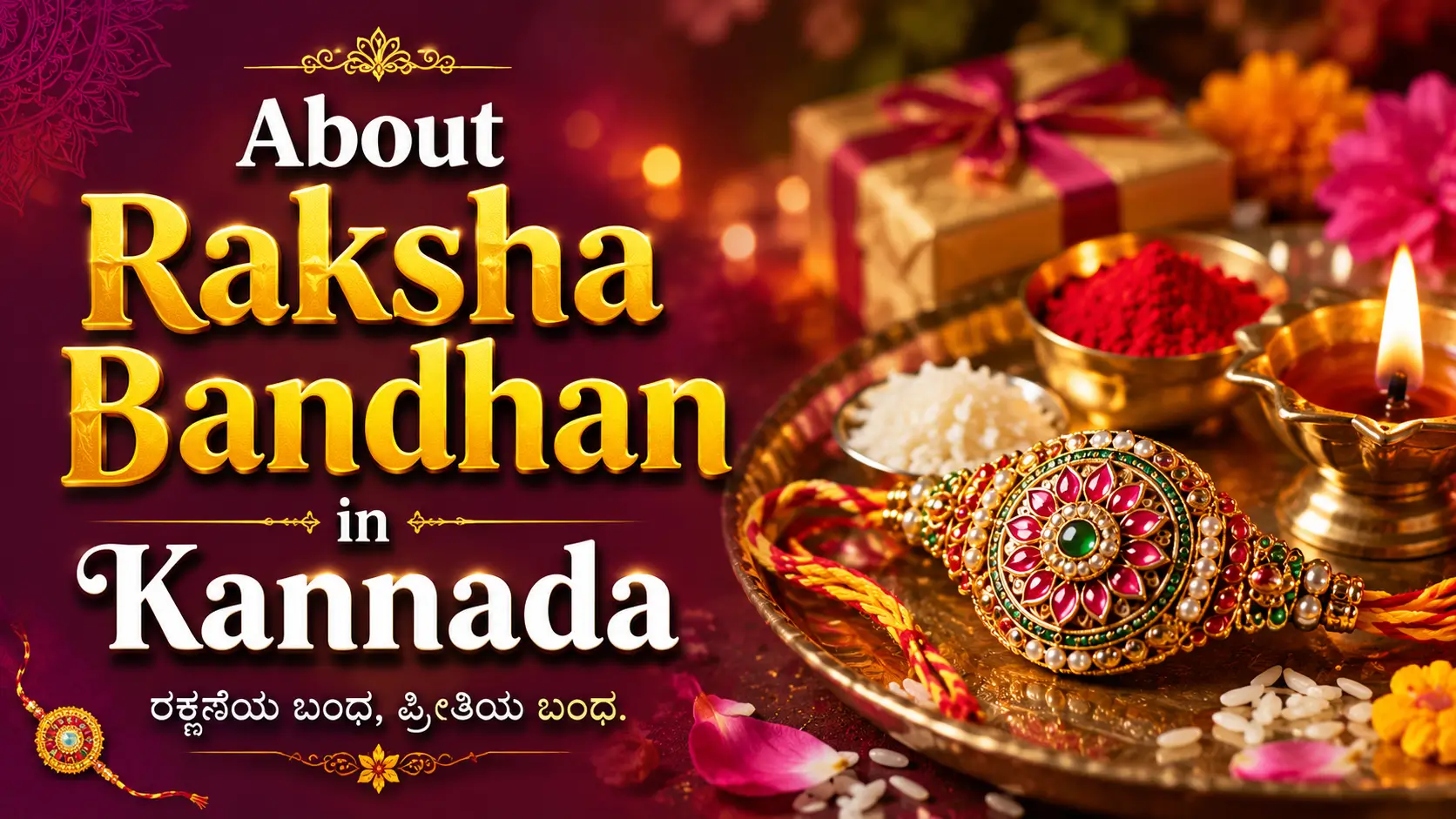 About Raksha Bandhan in Kannada