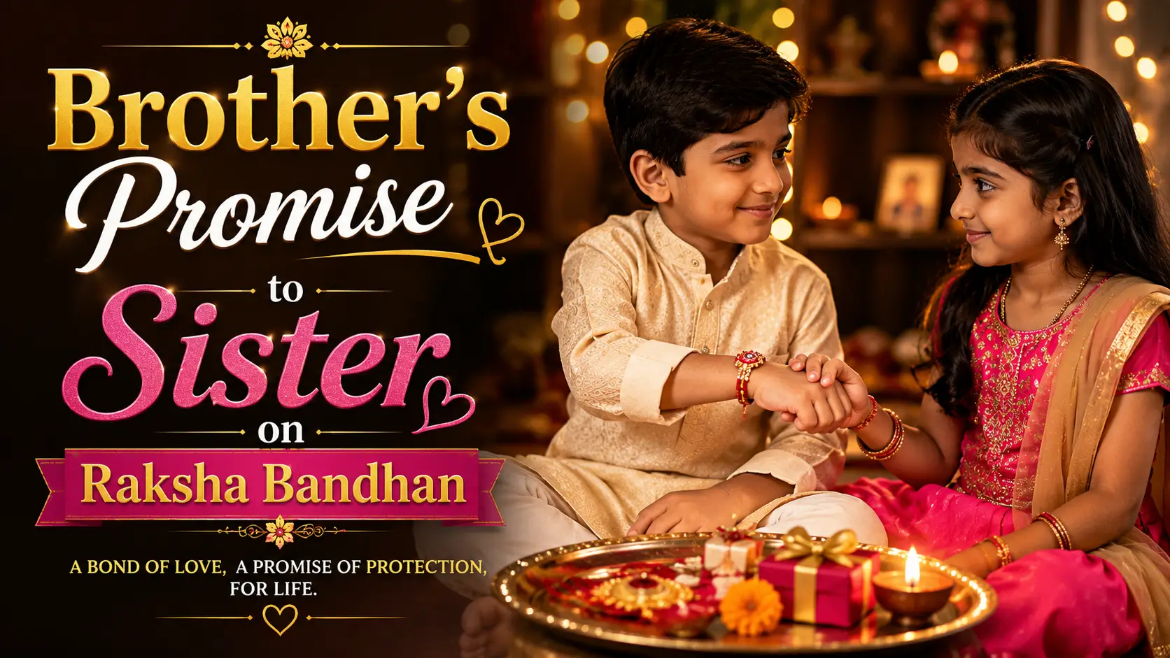Brother’s Promise to Sister on Raksha Bandhan