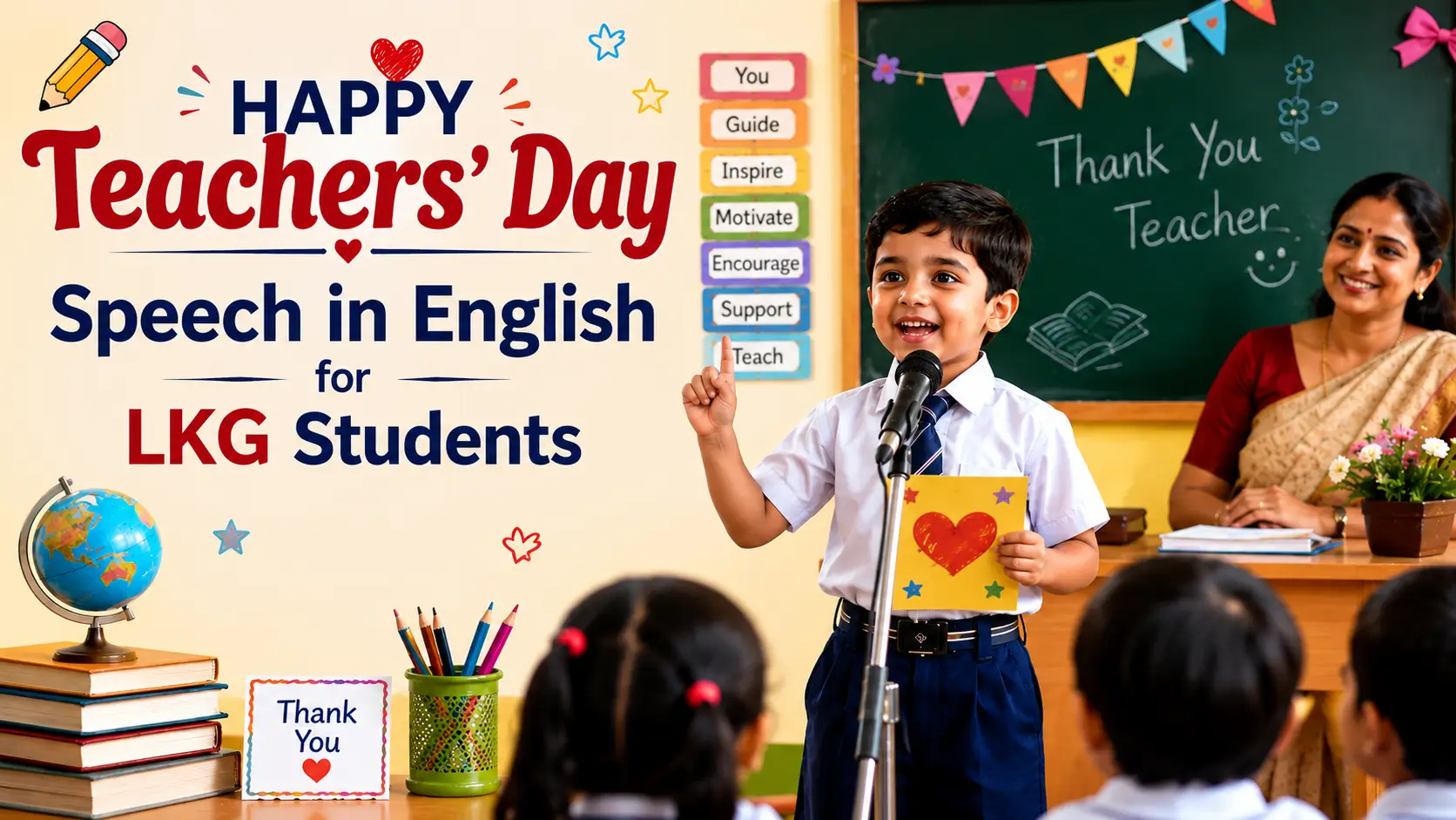 Teachers’ Day Speech in English for LKG Students
