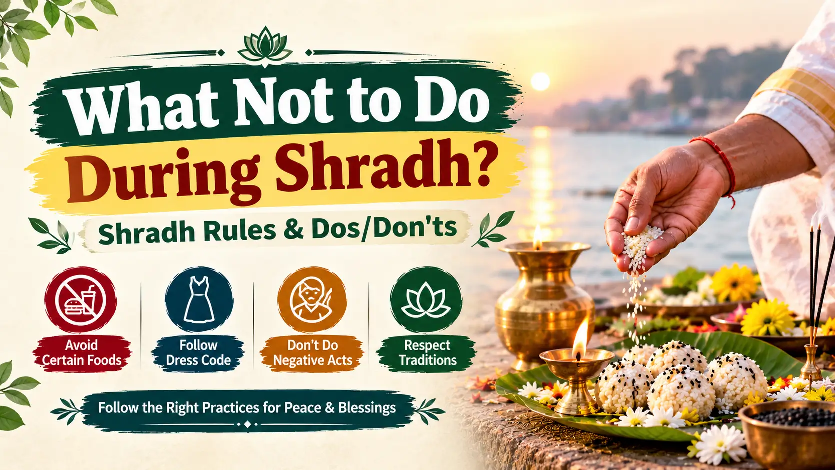 What Not to Do During Shradh? – Shradh Rules & Dos/Don'ts