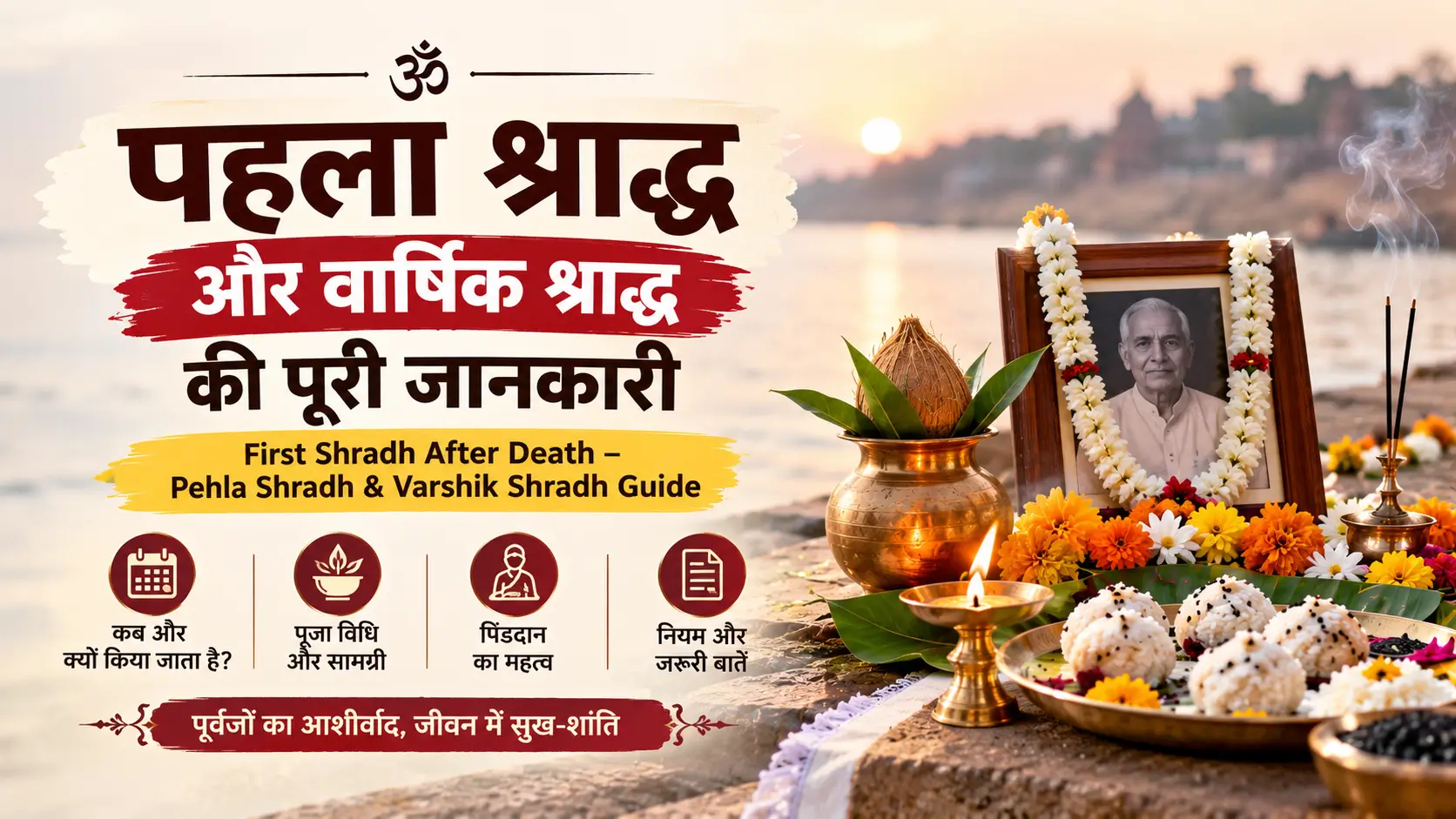 First Shradh After Death – Pehla Shradh & Varshik Shradh Guide